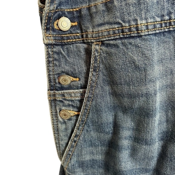 Old Navy Denim Overall Shorts XXL - Picture 4 of 16